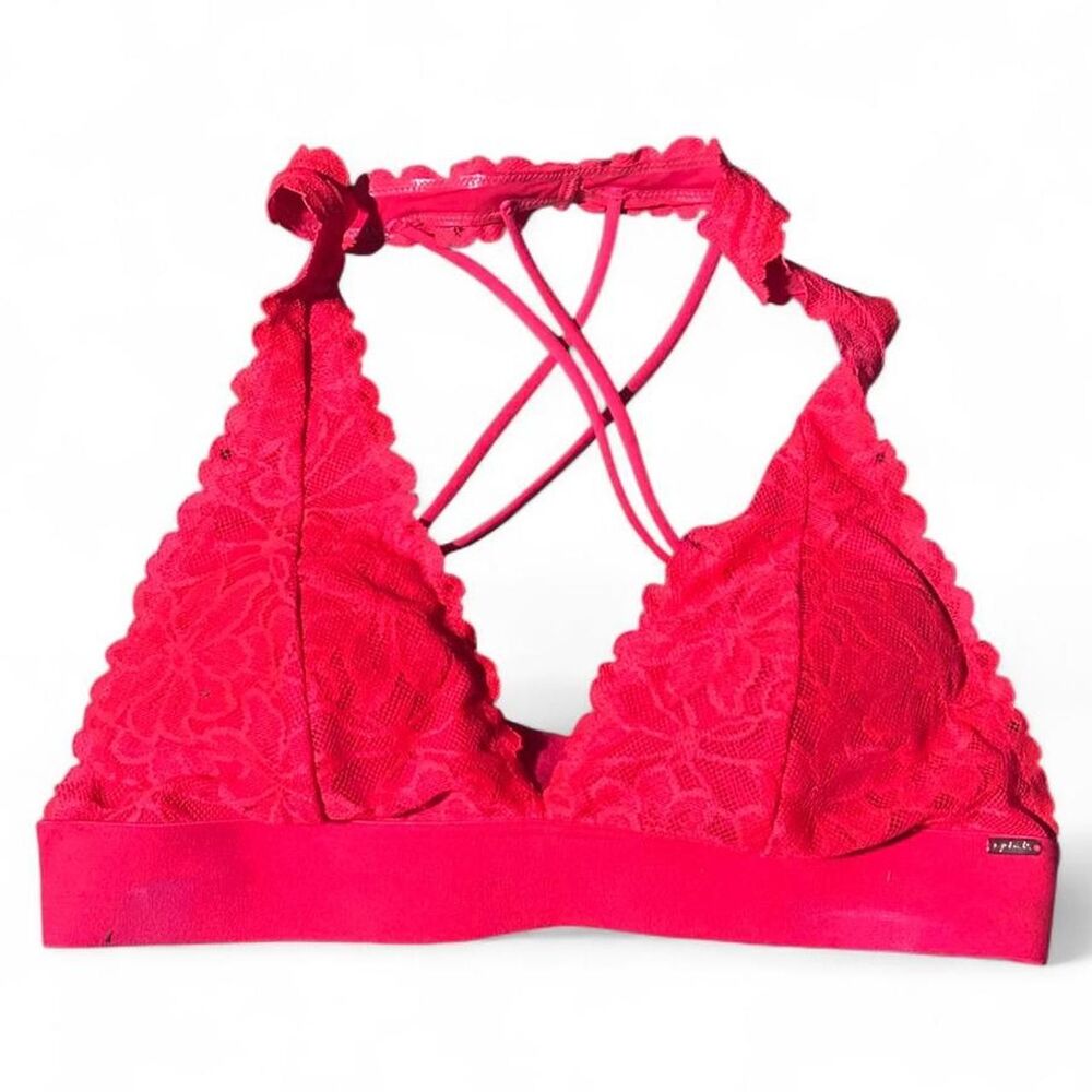 Victoria-s-secret Women's Red and Pink Bra